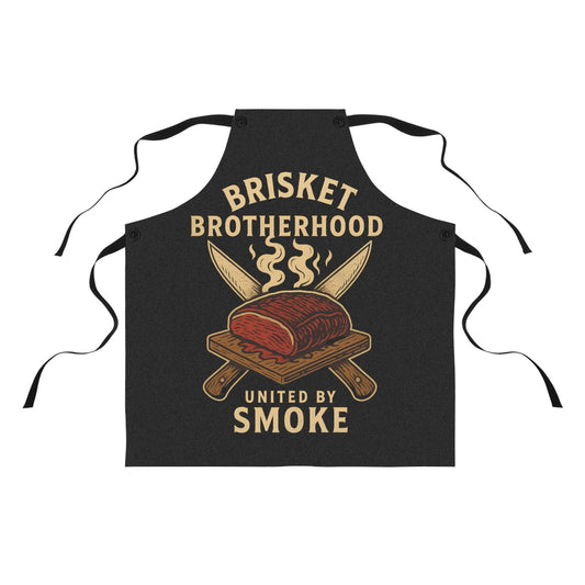 Brisket Brotherhood – United by Smoke | Outlaw BBQ Apron