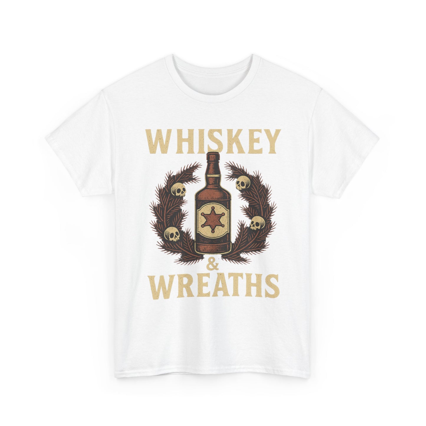 Whiskey & Wreaths – Outlaw Christmas Tee