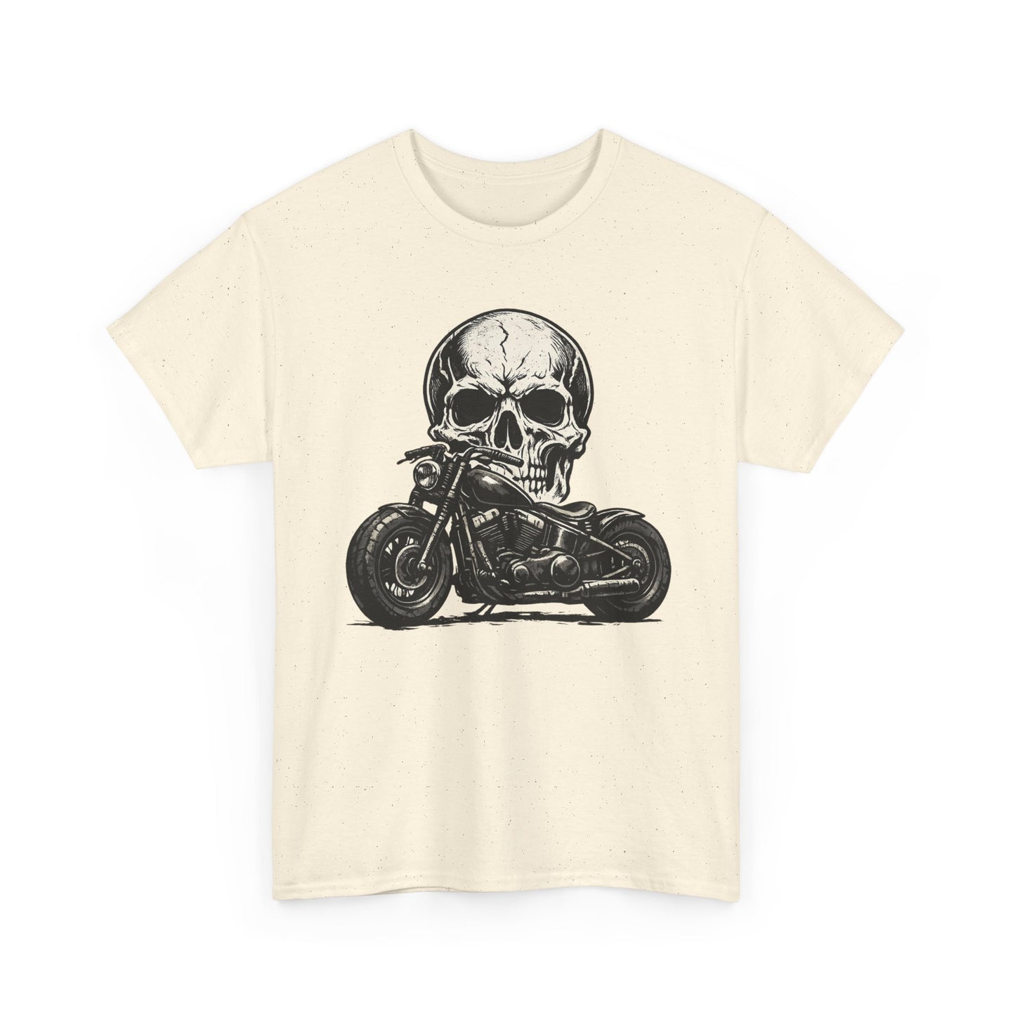 Skull Bobber T-Shirt | Outlaw Biker Motorcycle Graphic