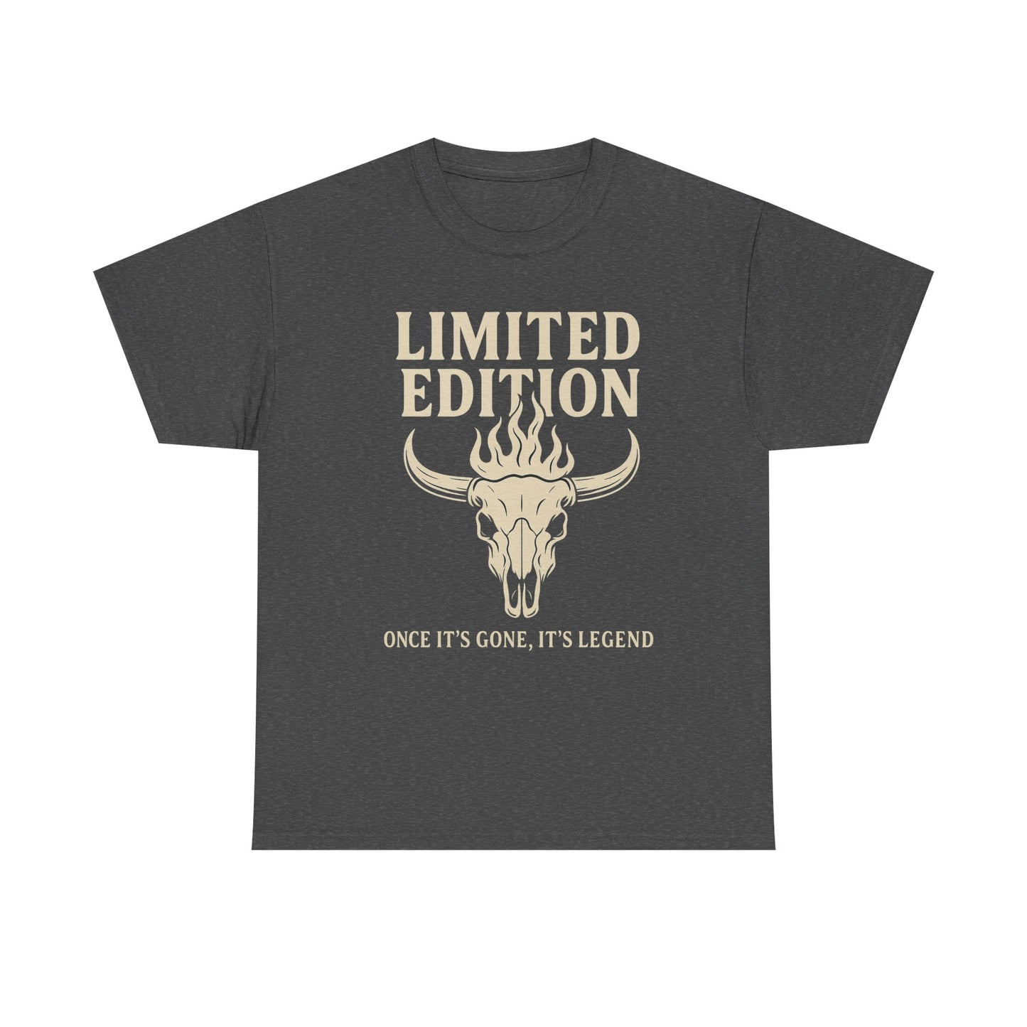 LIMITED EDITION – BURNING SKULL - Unisex Heavy Cotton Tee