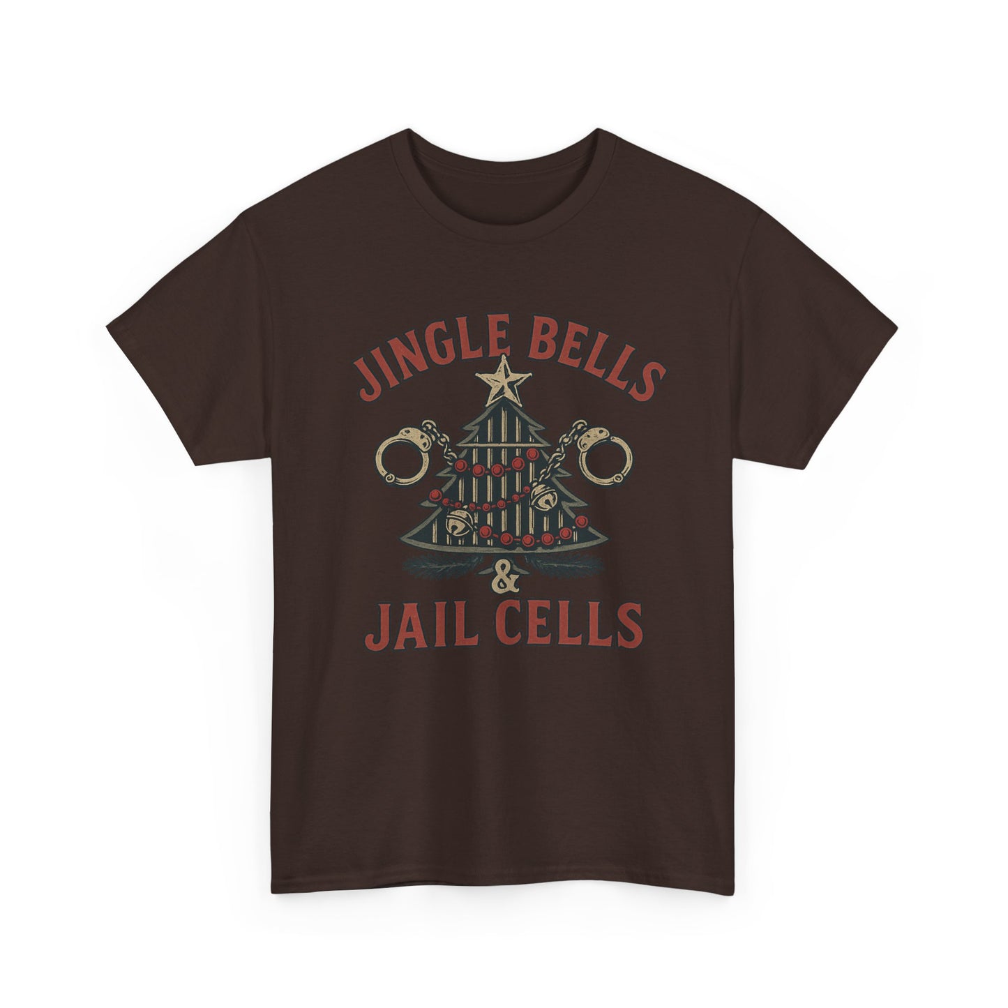 Jingle Bells & Jail Cells – Outlaw Christmas Tee